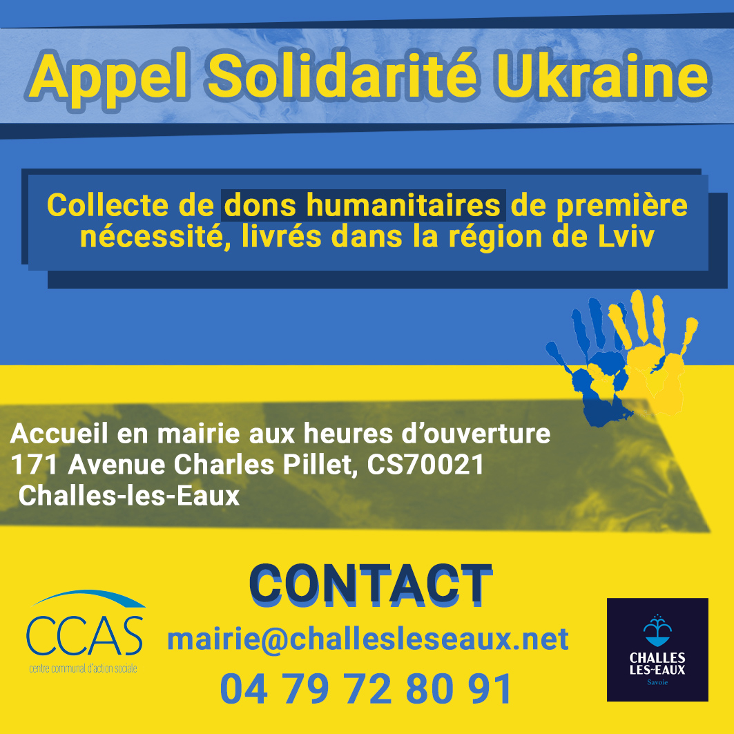 Appel à la solidarité pour l'Ukraine